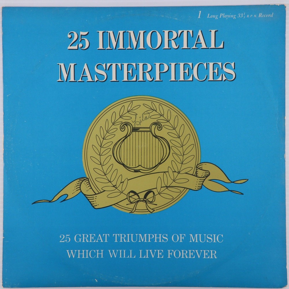25 Immortal Masterpieces - Classical Shorts 12" Vinyl LP Record Pickwick – STBMN
